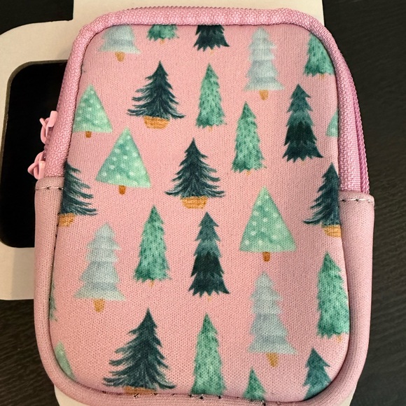 NWT, Pink and Green tumbler pouch - Picture 2 of 3